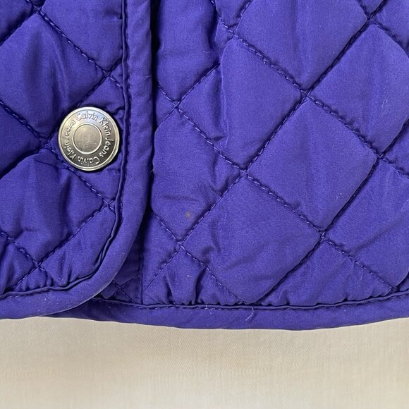 Calvin Klein Puffer Vest Girls 6 Purple Kids Quilted Outdoor Cozy Holiday Party - Picture 2 of 8